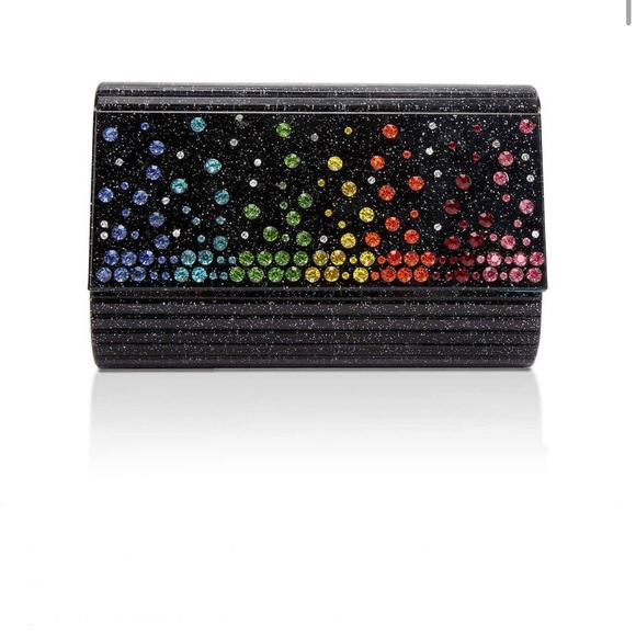 Kurt Geiger Handbags - NWT Kurt Geiger - Rainbow Rhinestones Clutch Crossbody - Part Eagle Bag 🌈
